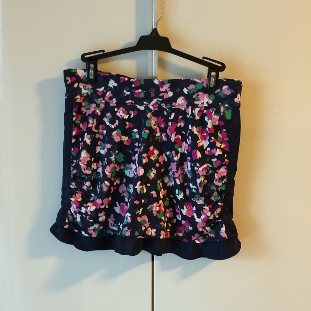 PGA Tour Pink and Blue Bubble Mini Skort